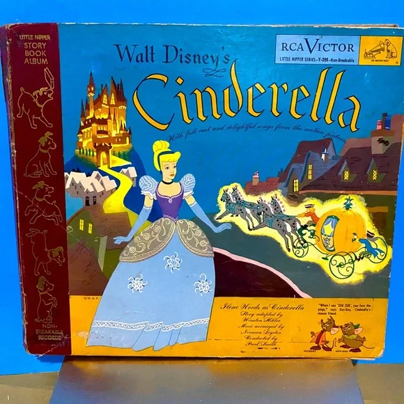 sp盤　レコード　シンデレラ　walt disney SPレコード サウンド・トラック ディズニー映画 「シンデレラ